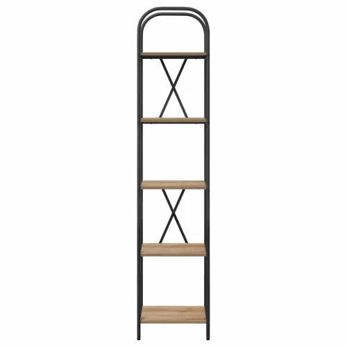  Könyvespolc kézműves tölgy 40 x 30 x 183 cm Faanyag