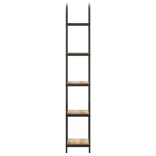  Könyvespolc kézműves tölgy 40 x 30 x 183 cm Faanyag