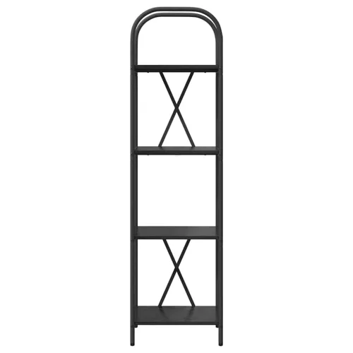  Könyvespolc Musta tammi 40 x 30 x 146 cm Faanyag