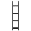  Könyvespolc Musta tammi 40 x 30 x 146 cm Faanyag