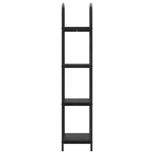  Könyvespolc Musta tammi 40 x 30 x 146 cm Faanyag