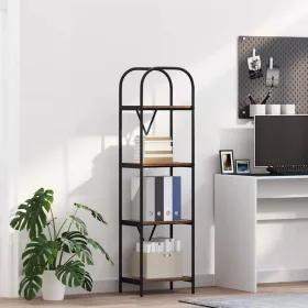  Könyvespolc Füstölt tölgy 40 x 30 x 146 cm Faanyag