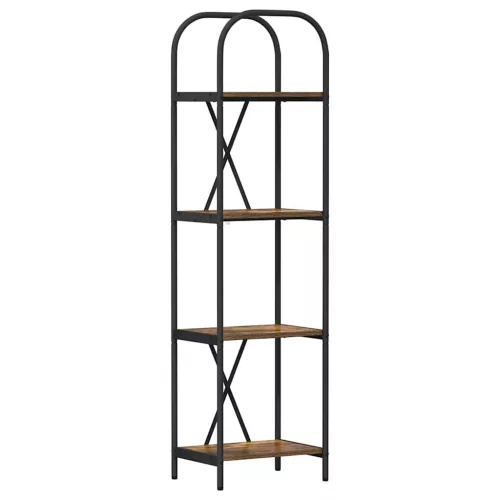  Könyvespolc Füstölt tölgy 40 x 30 x 146 cm Faanyag