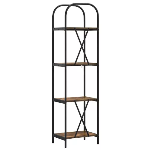  Könyvespolc Füstölt tölgy 40 x 30 x 146 cm Faanyag