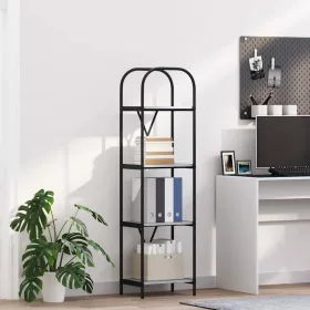  Könyvespolc Szürke sonoma 40 x 30 x 146 cm Faanyag