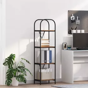  Könyvespolc Régi fa 40 x 30 x 146 cm Faanyag