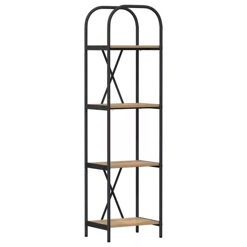  Könyvespolc kézműves tölgy 40 x 30 x 146 cm Faanyag