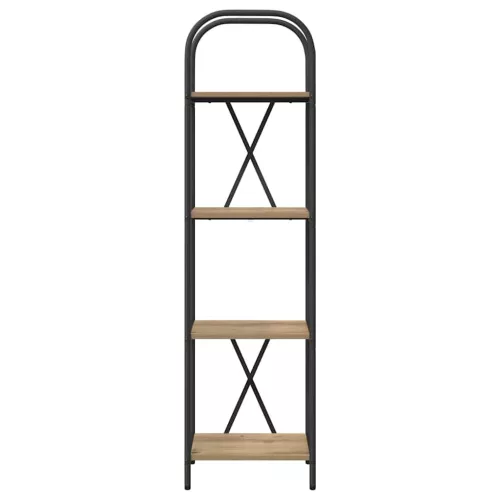  Könyvespolc kézműves tölgy 40 x 30 x 146 cm Faanyag