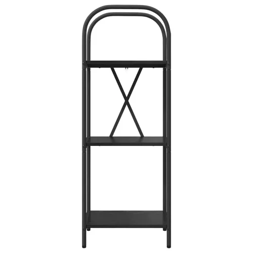  Könyvespolc Musta tammi 40 x 30 x 109 cm Faanyag