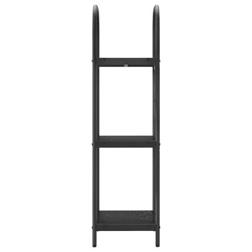  Könyvespolc Musta tammi 40 x 30 x 109 cm Faanyag