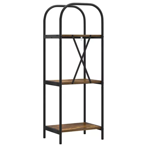  Könyvespolc Füstölt tölgy 40 x 30 x 109 cm Faanyag