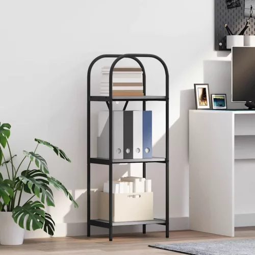  Könyvespolc Szürke sonoma 40 x 30 x 109 cm Faanyag