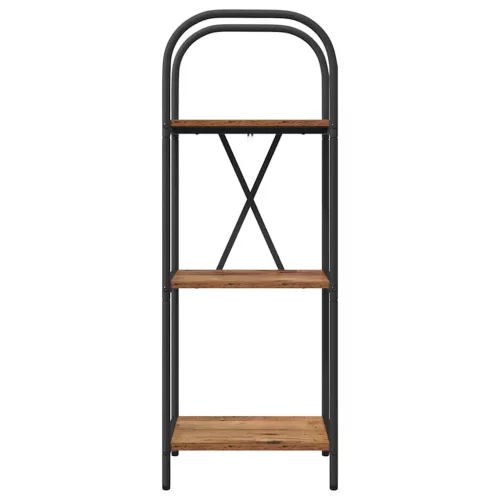  Könyvespolc Régi fa 40 x 30 x 109 cm Faanyag