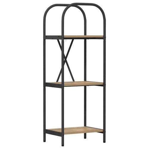  Könyvespolc kézműves tölgy 40 x 30 x 109 cm Faanyag