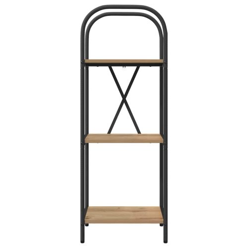  Könyvespolc kézműves tölgy 40 x 30 x 109 cm Faanyag