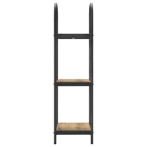  Könyvespolc kézműves tölgy 40 x 30 x 109 cm Faanyag