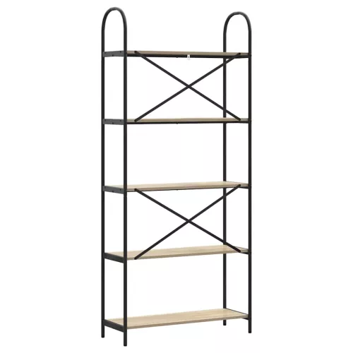  Könyvespolc sonoma tölgy 80 x 30 x 183 cm Faanyag