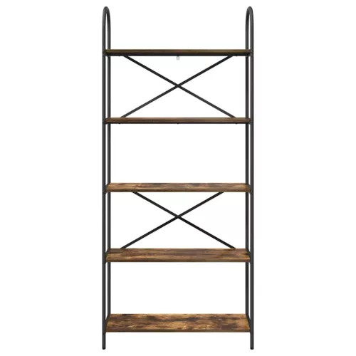  Könyvespolc Füstölt tölgy 80 x 30 x 183 cm Faanyag