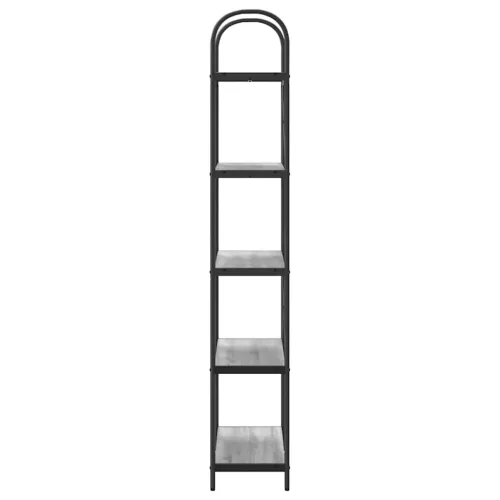  Könyvespolc Szürke sonoma 80 x 30 x 183 cm Faanyag