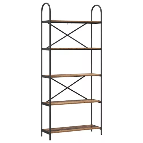  Könyvespolc Régi fa 80 x 30 x 183 cm Faanyag