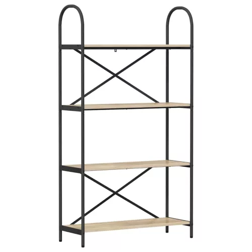  Könyvespolc sonoma tölgy 80 x 30 x 146 cm Faanyag