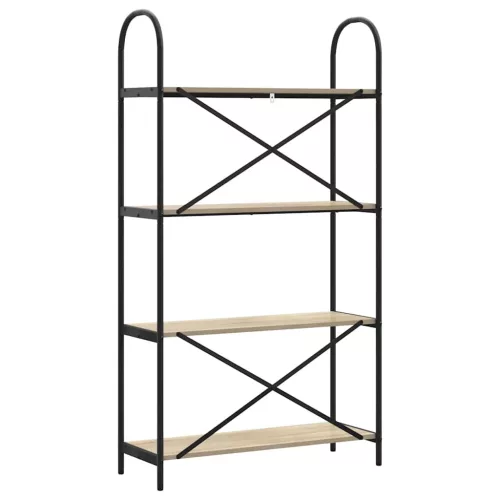  Könyvespolc sonoma tölgy 80 x 30 x 146 cm Faanyag