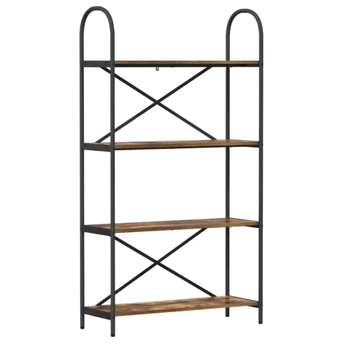  Könyvespolc Füstölt tölgy 80 x 30 x 146 cm Faanyag