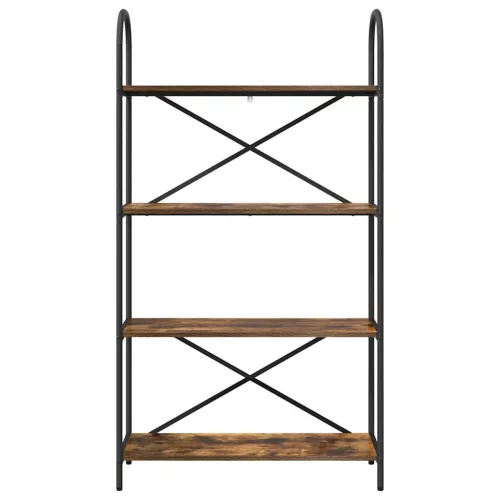  Könyvespolc Füstölt tölgy 80 x 30 x 146 cm Faanyag