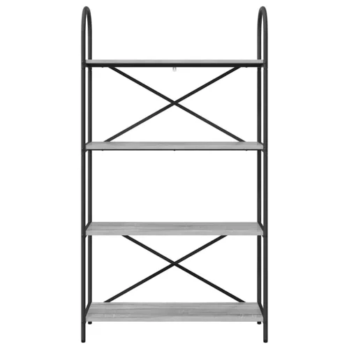  Könyvespolc Szürke sonoma 80 x 30 x 146 cm Faanyag