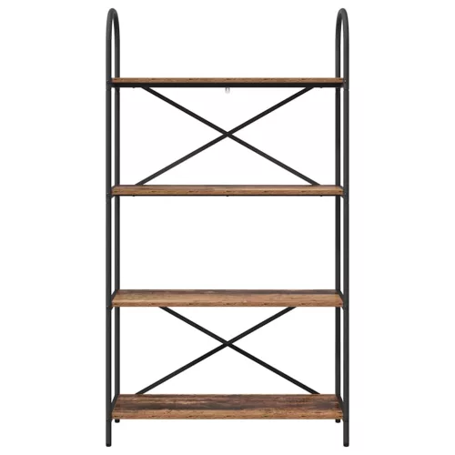  Könyvespolc Régi fa 80 x 30 x 146 cm Faanyag