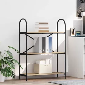  Könyvespolc sonoma tölgy 80 x 30 x 109 cm Faanyag