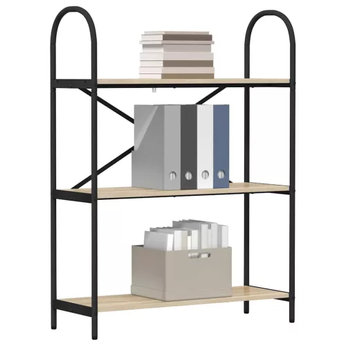  Könyvespolc sonoma tölgy 80 x 30 x 109 cm Faanyag