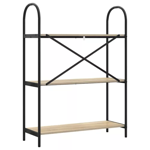  Könyvespolc sonoma tölgy 80 x 30 x 109 cm Faanyag