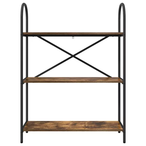  Könyvespolc Füstölt tölgy 80 x 30 x 109 cm Faanyag