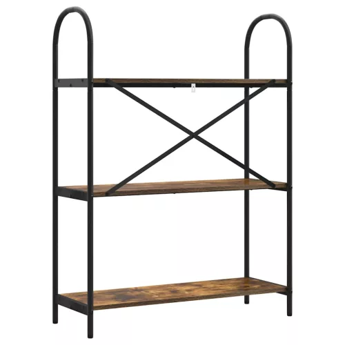  Könyvespolc Füstölt tölgy 80 x 30 x 109 cm Faanyag