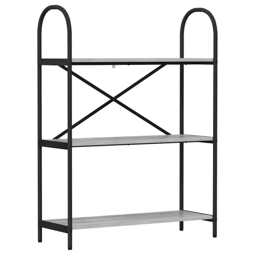  Könyvespolc Szürke sonoma 80 x 30 x 109 cm Faanyag