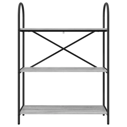  Könyvespolc Szürke sonoma 80 x 30 x 109 cm Faanyag