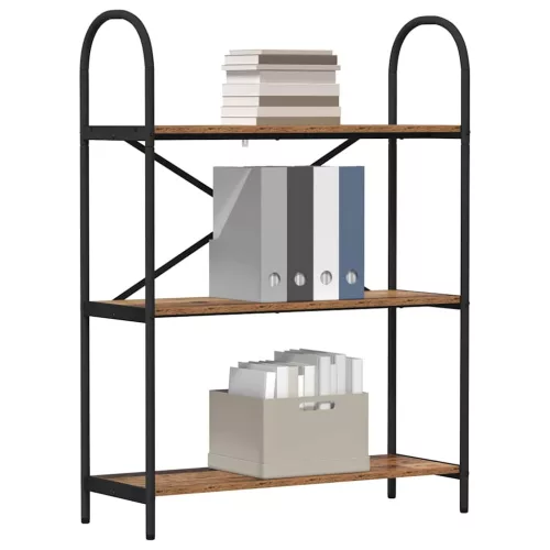  Könyvespolc Régi fa 80 x 30 x 109 cm Faanyag