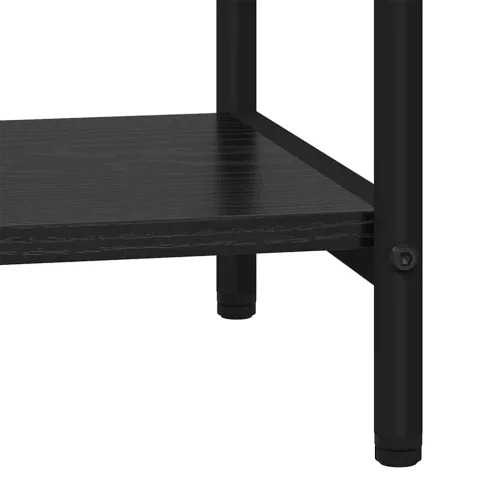  Könyvespolc Musta tammi 60 x 30 x 183 cm Faanyag