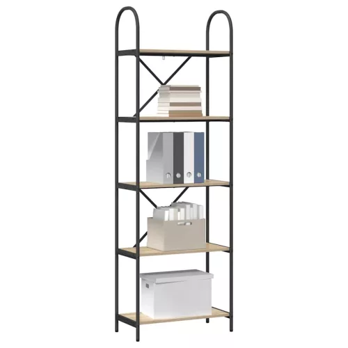  Könyvespolc sonoma tölgy 60 x 30 x 183 cm Faanyag