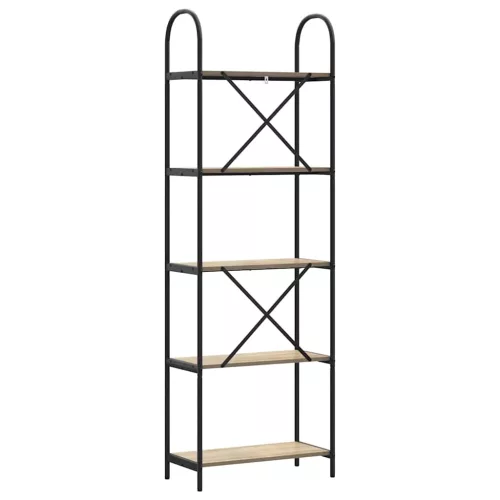  Könyvespolc sonoma tölgy 60 x 30 x 183 cm Faanyag