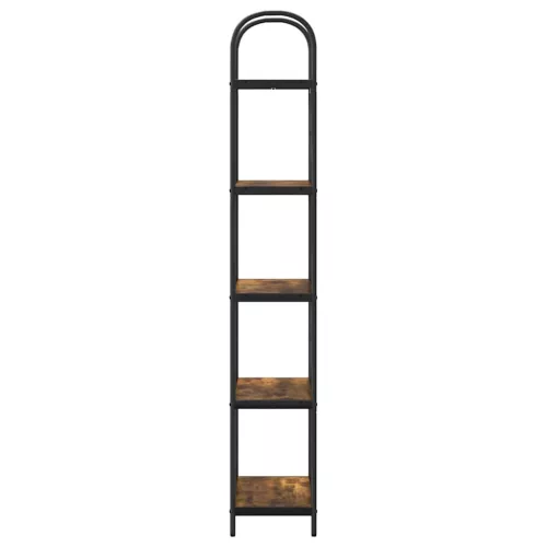  Könyvespolc Füstölt tölgy 60 x 30 x 183 cm Faanyag