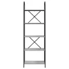  Könyvespolc Szürke sonoma 60 x 30 x 183 cm Faanyag