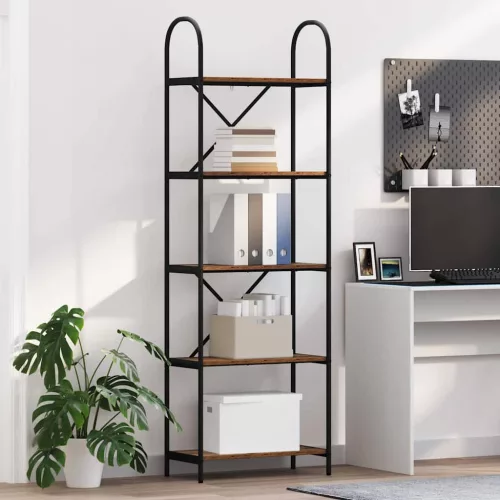  Könyvespolc Régi fa 60 x 30 x 183 cm Faanyag