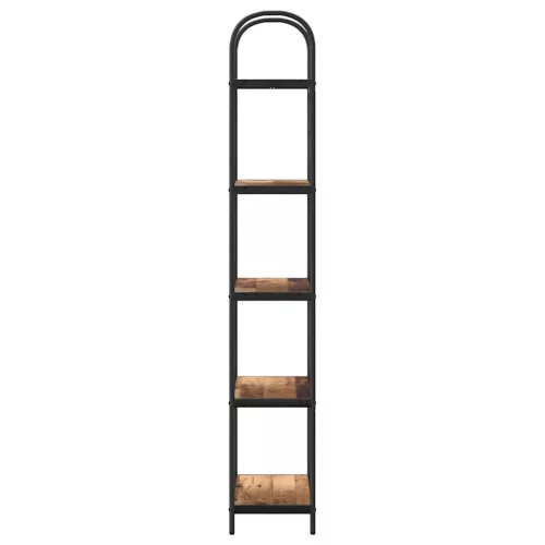  Könyvespolc Régi fa 60 x 30 x 183 cm Faanyag