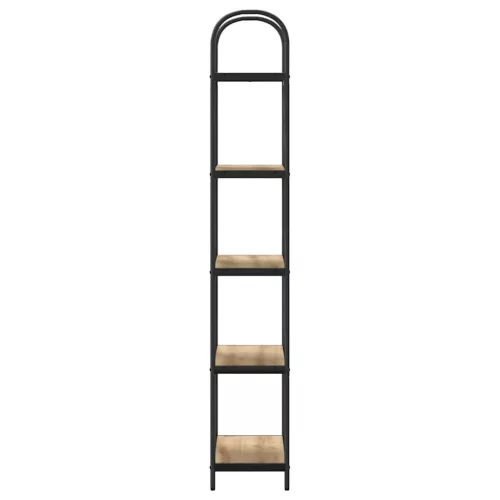  Könyvespolc kézműves tölgy 60 x 30 x 183 cm Faanyag