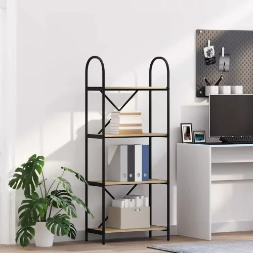  Könyvespolc sonoma tölgy 60 x 30 x 146 cm Faanyag