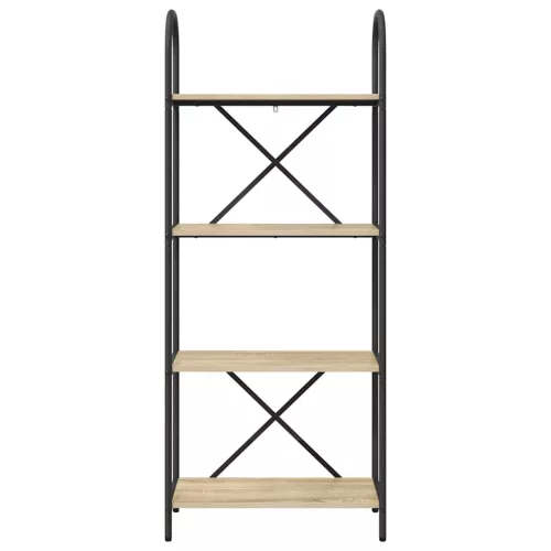  Könyvespolc sonoma tölgy 60 x 30 x 146 cm Faanyag