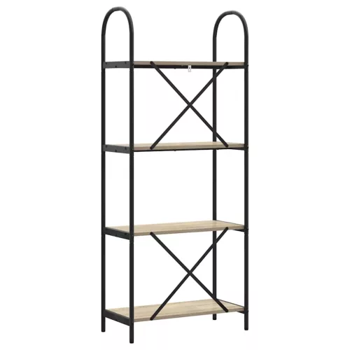  Könyvespolc sonoma tölgy 60 x 30 x 146 cm Faanyag