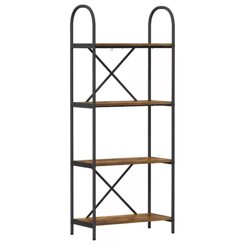  Könyvespolc Füstölt tölgy 60 x 30 x 146 cm Faanyag